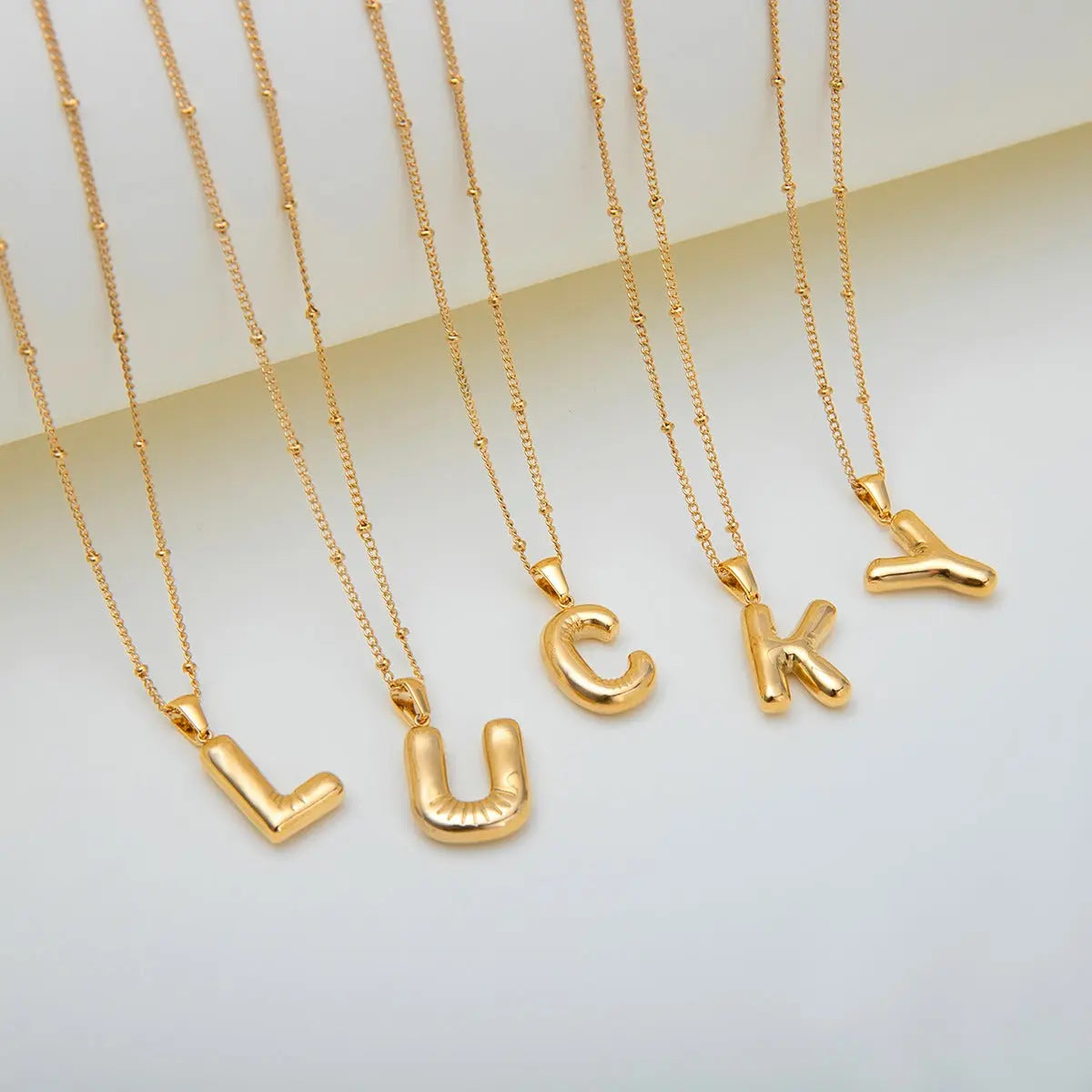 Letter Necklaces Macaje