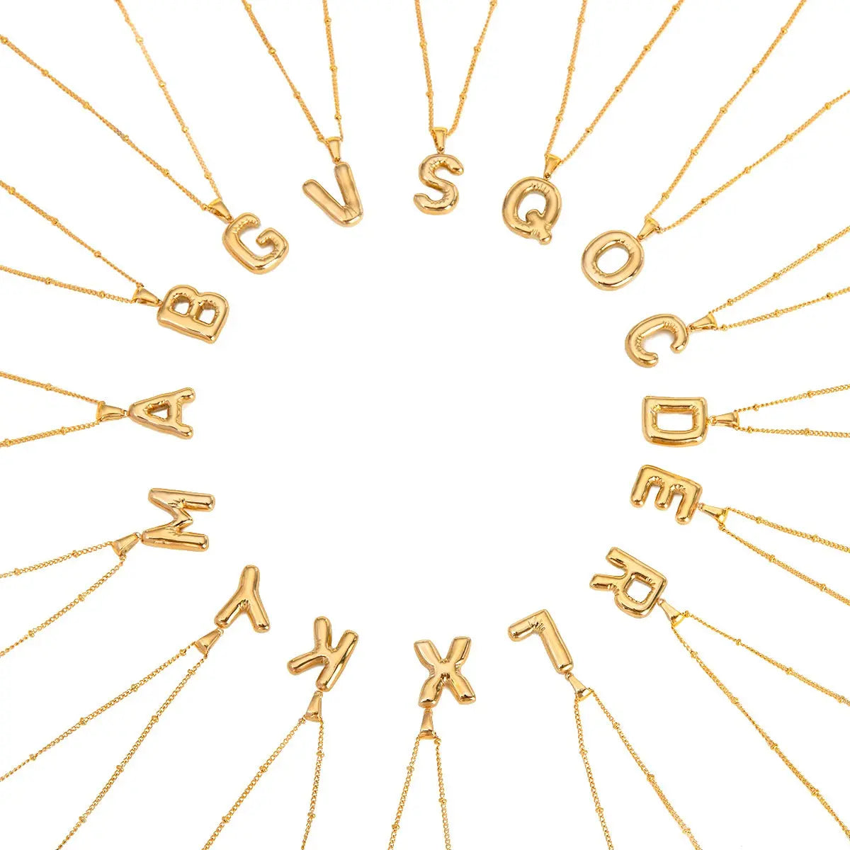 Letter Necklaces Macaje