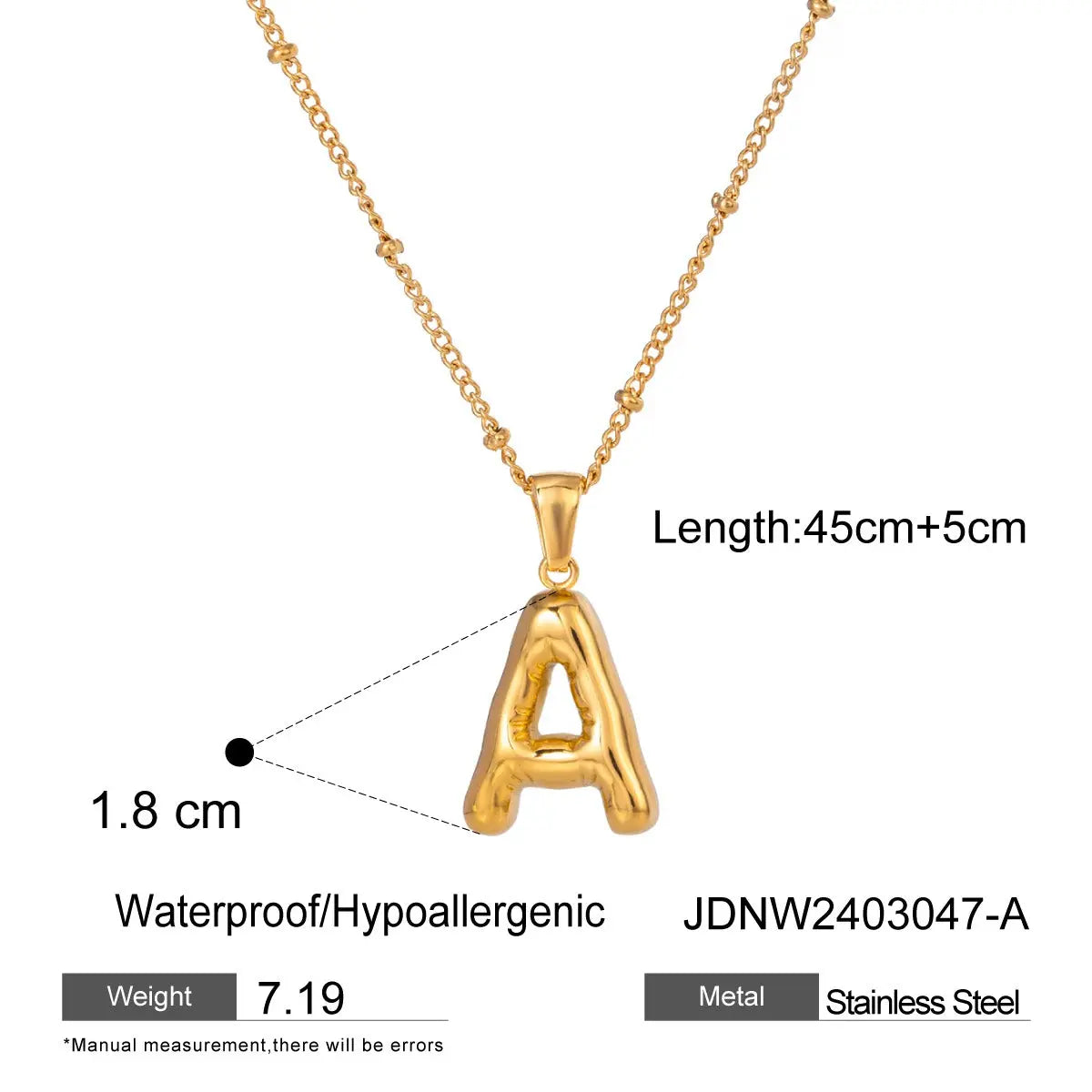 Letter Necklaces Macaje
