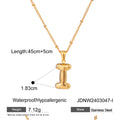 Letter Necklaces Macaje