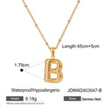 Letter Necklaces Macaje