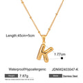 Letter Necklaces Macaje