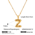 Letter Necklaces Macaje