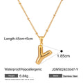 Letter Necklaces Macaje