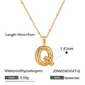 Letter Necklaces Macaje